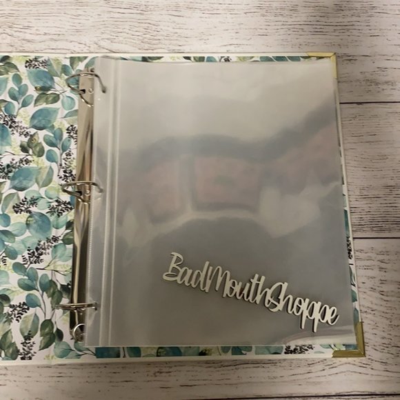 The Paper Studio Greenery Farmhouse Scrapbook Notebook Binder - Picture 7 of 9